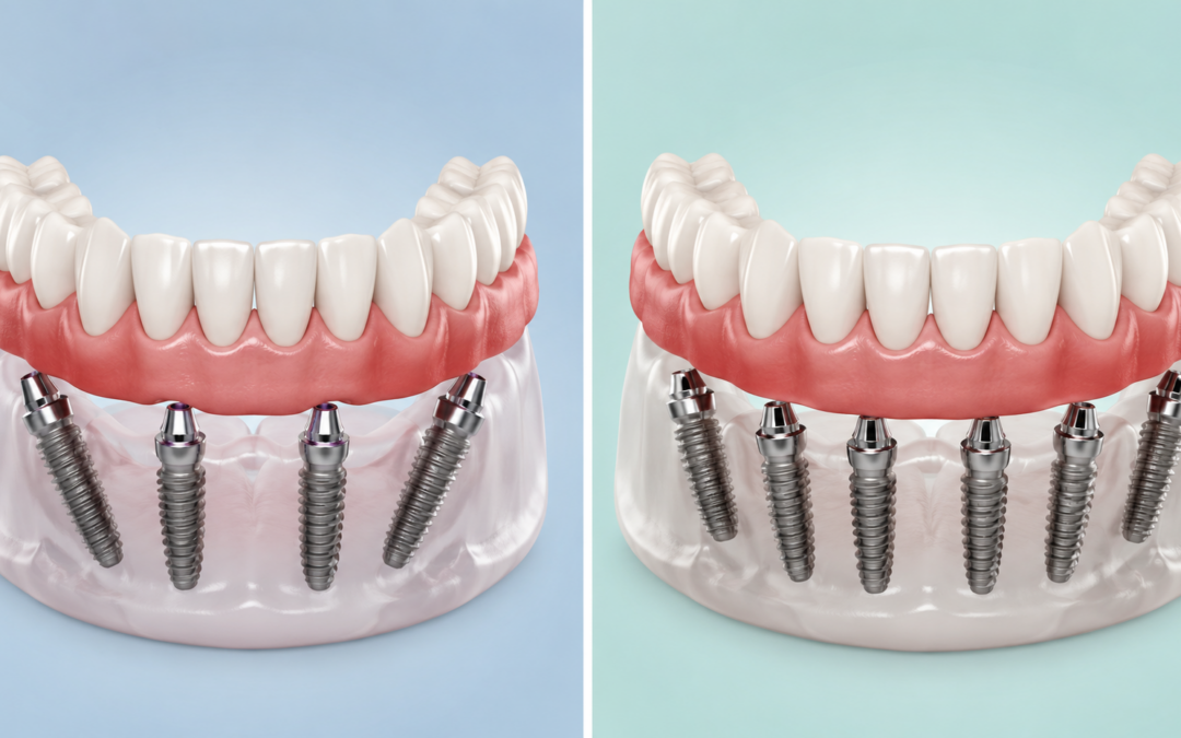All-on-4 vs All-on-6 Dental Implants: Which Is Better for You?